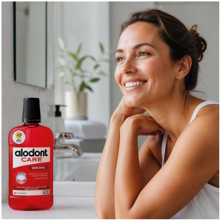 Alodont Care Alodont Protect Mouthwash Minor Gum Bleeding 500ml (16.91fl oz)