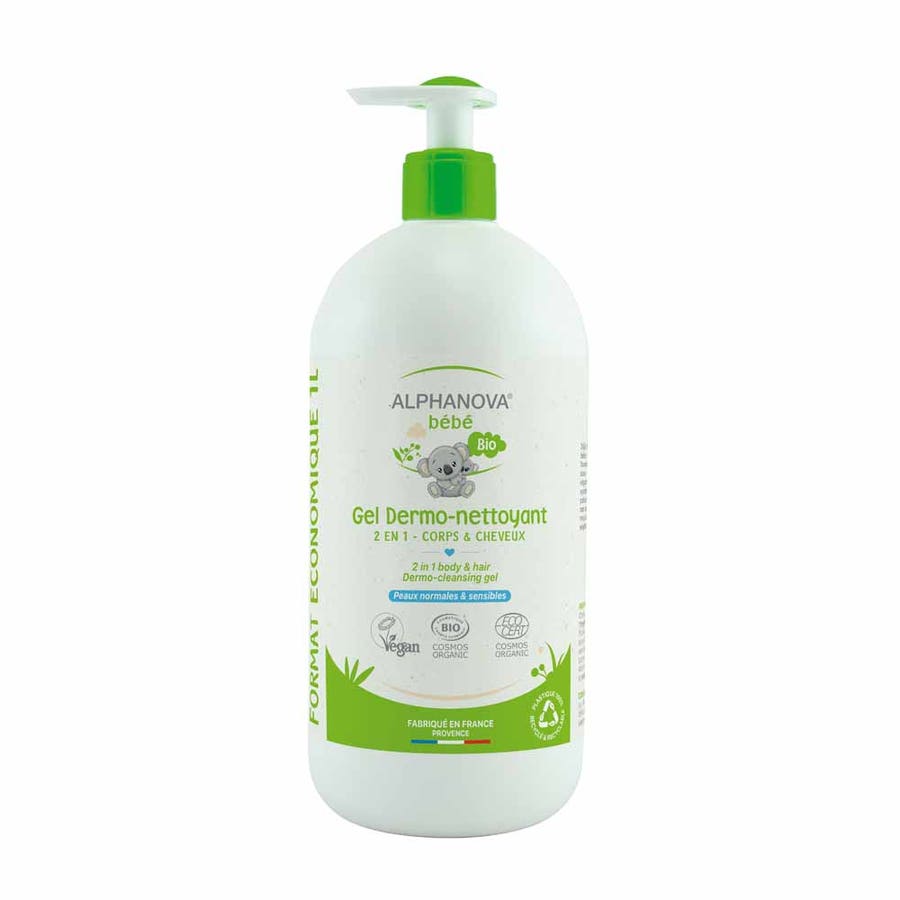 Alphanova Bébé Baby Cleansing Water Visage, Corps & Siège 200ml (6.76fl oz) - FrenchBeautyHub