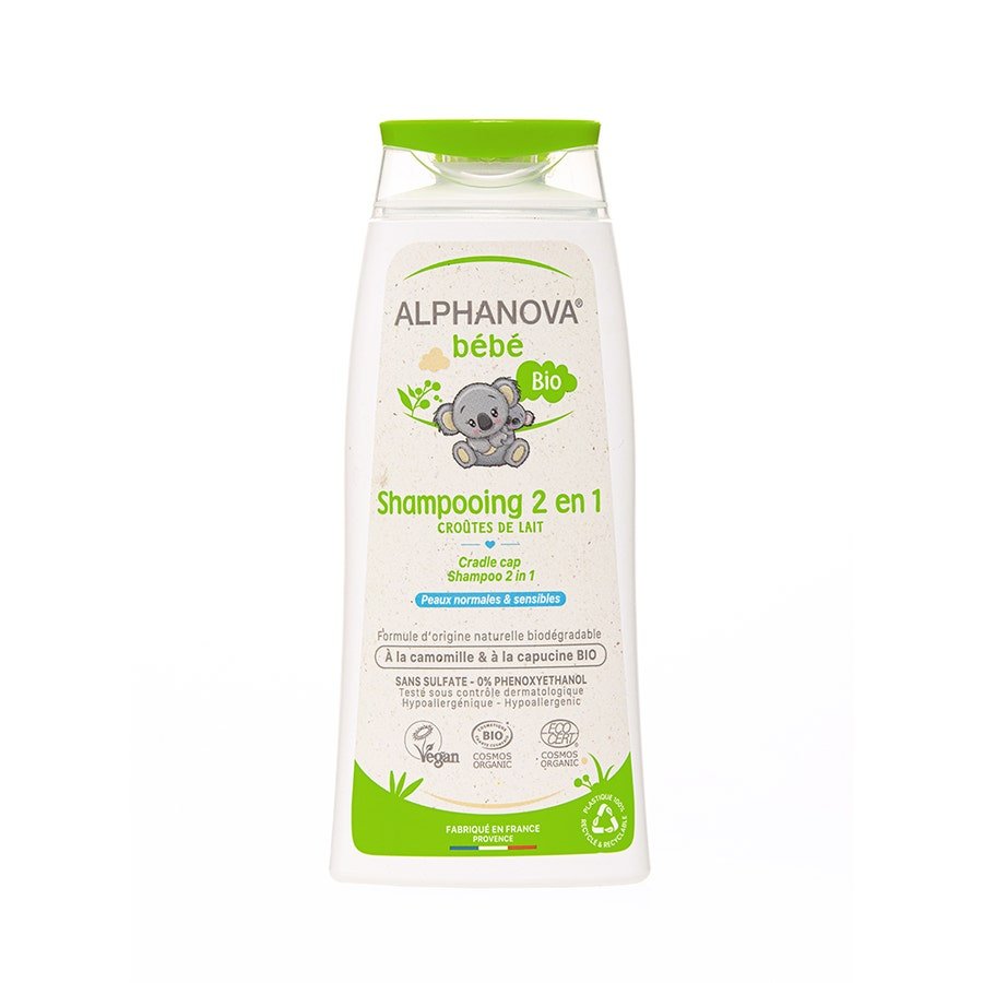 Alphanova Bébé Bebe Shampoo 2 In 1 Very Gentle 200ml (6.76fl oz) - FrenchBeautyHub