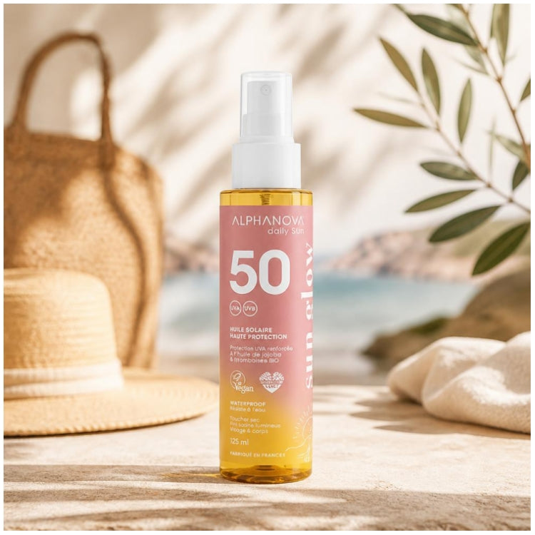 Alphanova Daily Sun SPF50 Sunscreen Oil 125ml (4.22 fl oz)