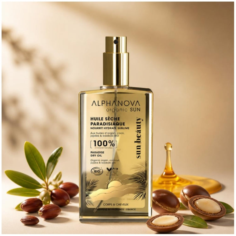 Alphanova Organic Sun Paradise Dry Oil Organic 100 ml (3.38fl oz)