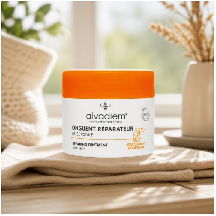 Alvadiem Pommade réparatrice Baume nourrissant Pieds très secs 50ml