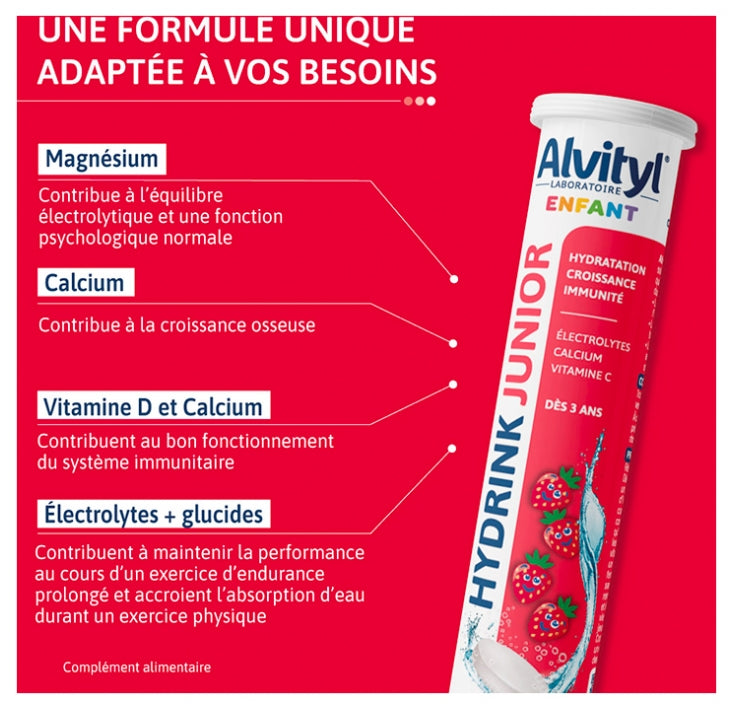 Alvityl Hydrink Junior 20 Effervescent Tablets 300g (10.58 oz)