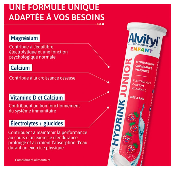 Alvityl Hydrink Junior 20 Effervescent Tablets 300g (10.58 oz)