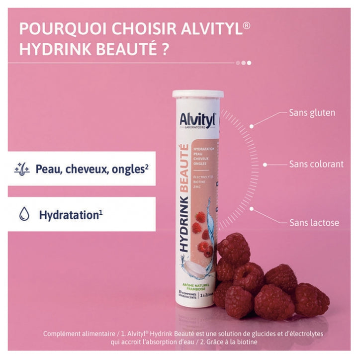 Alvityl Hydrink Beauty 20 Comprimidos efervescentes 300g