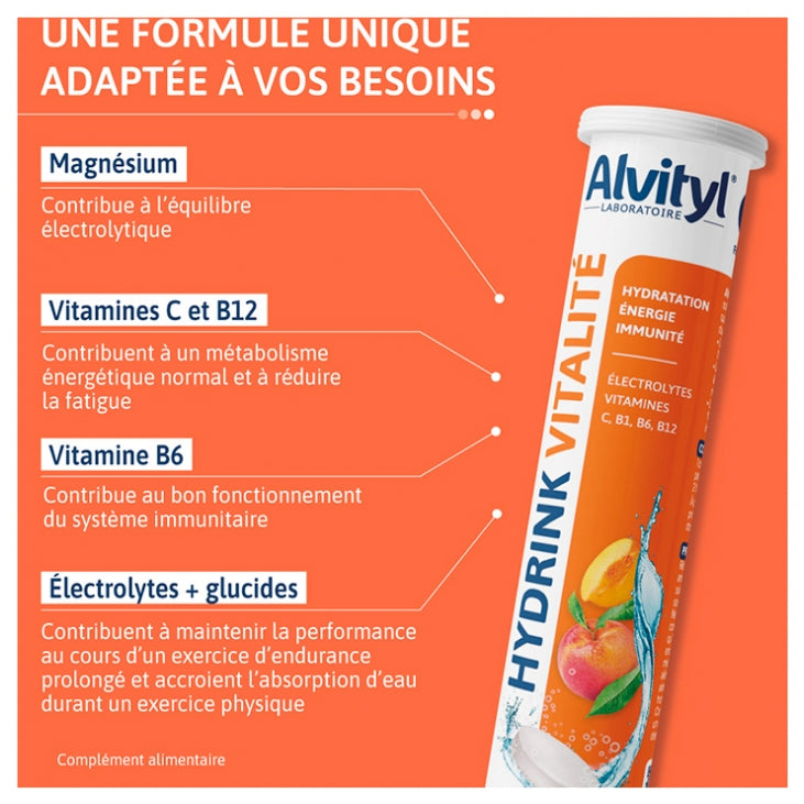 Alvityl Hydrink Vitality 20 Effervescent Tablets