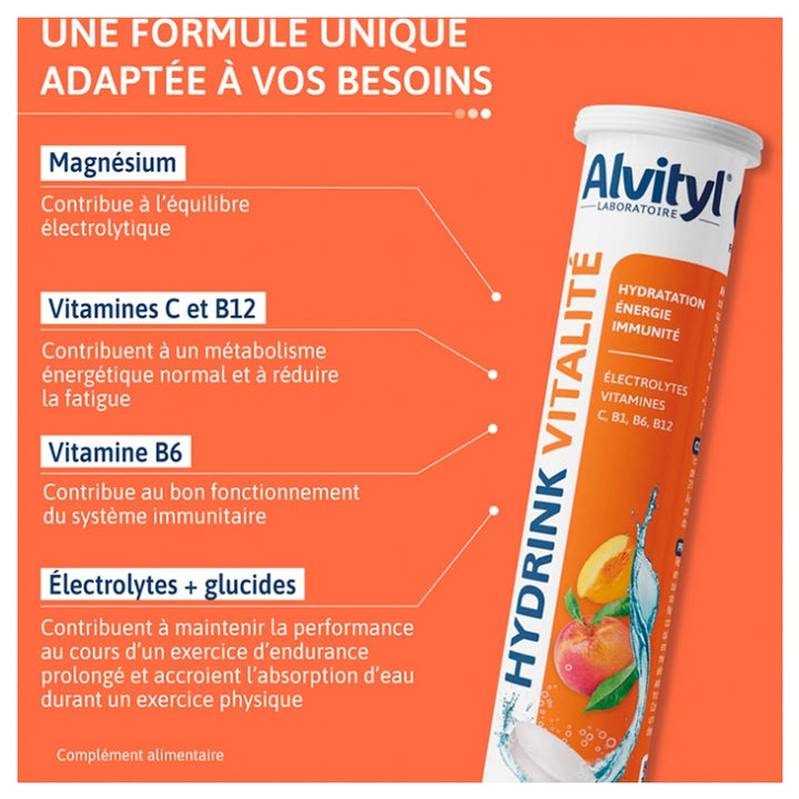 Alvityl Hydrink Vitality 20 Effervescent Tablets