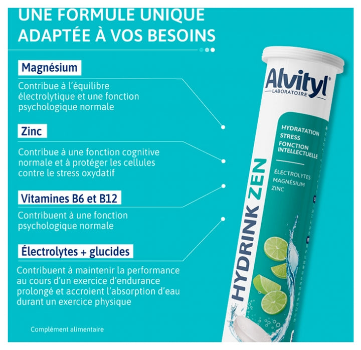 Alvityl Hydrink Zen 20 Effervescent Tablets
