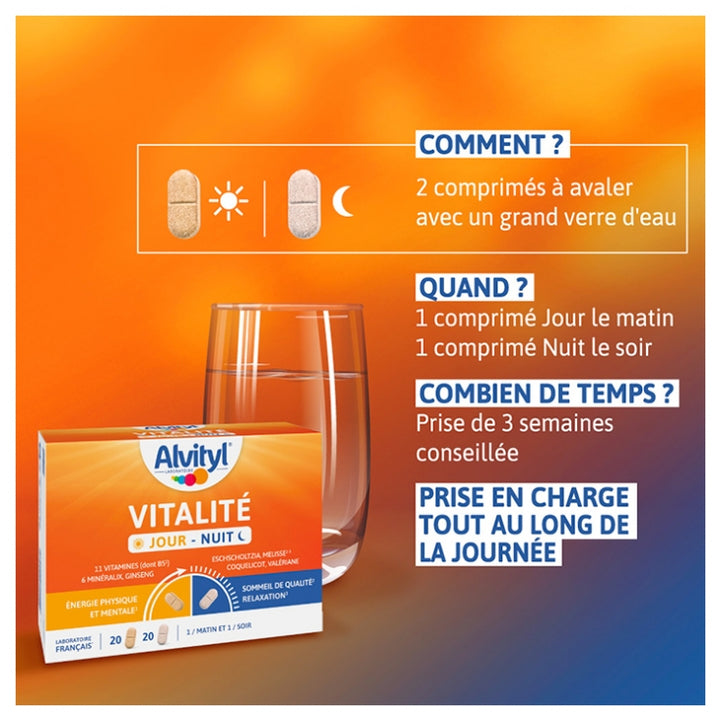 Alvityl Vitality Day Night 40 tablets 300g