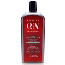 American Crew 3 - in - 1 Shampoo with Chamomile and Pine, 450ml - FrenchBeautyHub