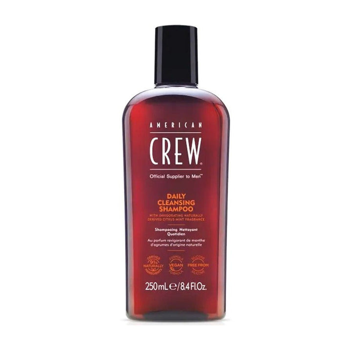 American Crew Hair & Body Daily Cleasing Shampoo 250ml (8.45fl oz) - FrenchBeautyHub