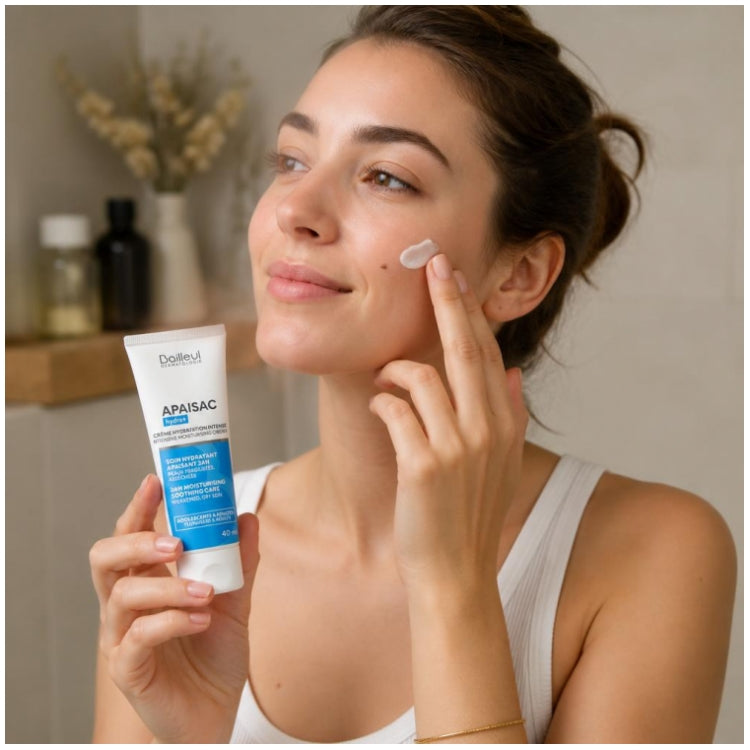 Biorga Apaisac Intensive Hydration Cream for Sensitive, Dry, and Fragile Skin 40ml (1.35fl oz)