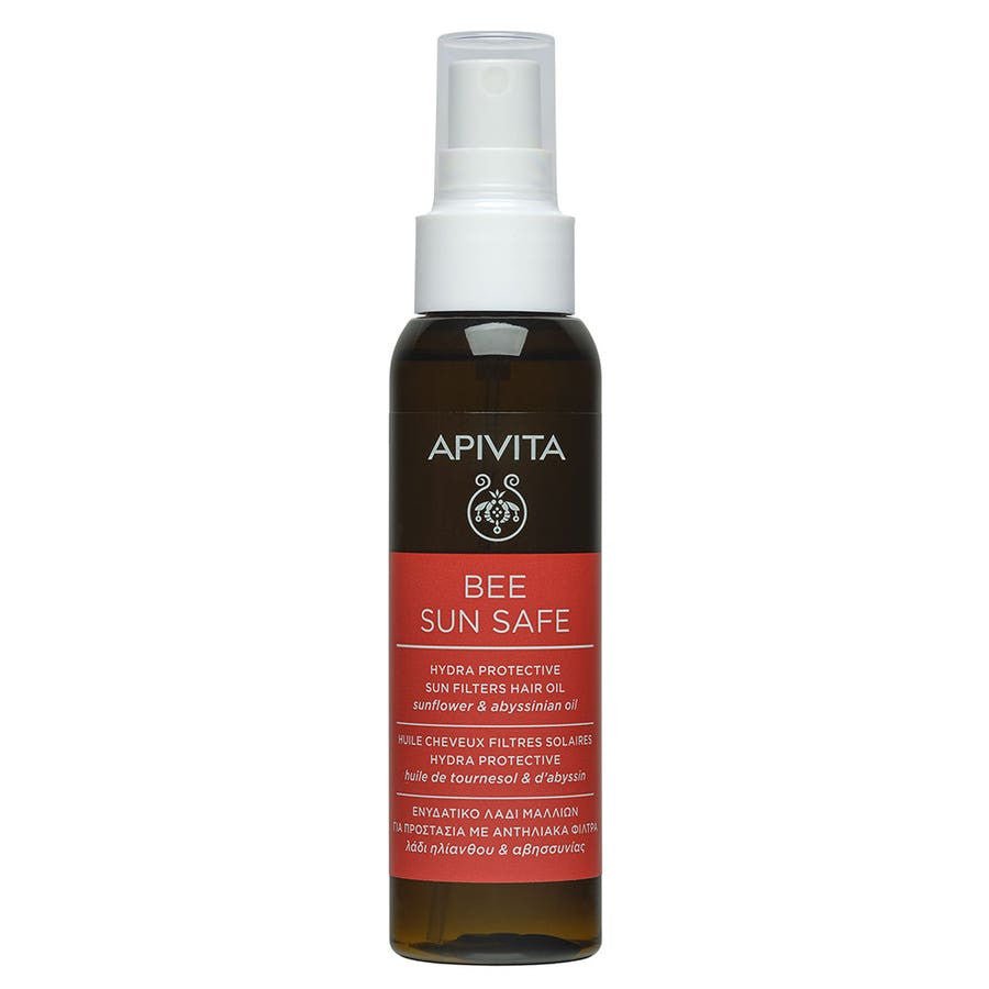 Apivita Bee Sun Safe Hair Oil with Sun Filters 100ml (3.38fl oz) - FrenchBeautyHub
