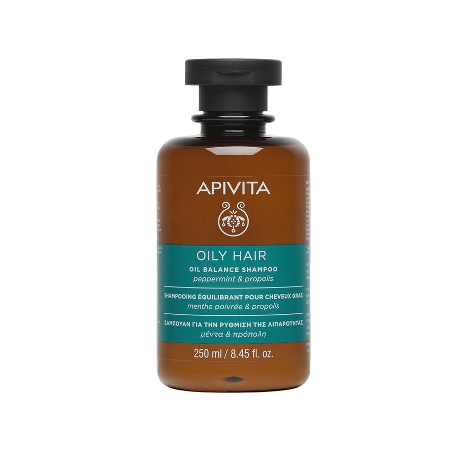 Apivita Rebalancing Shampoo for Oily Hair 250ml (8.45 fl oz) - FrenchBeautyHub