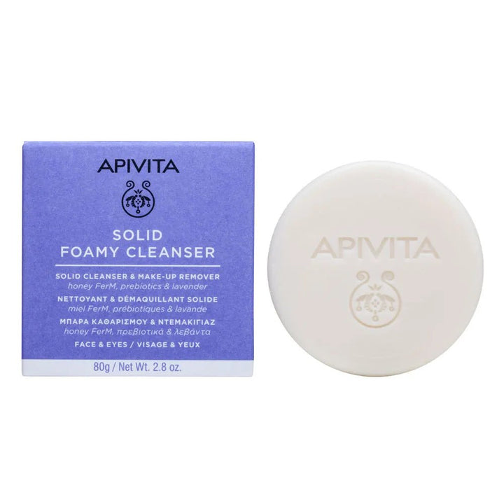 Apivita Solid Foamy Cleanser 80 g (2.82 oz) - FrenchBeautyHub