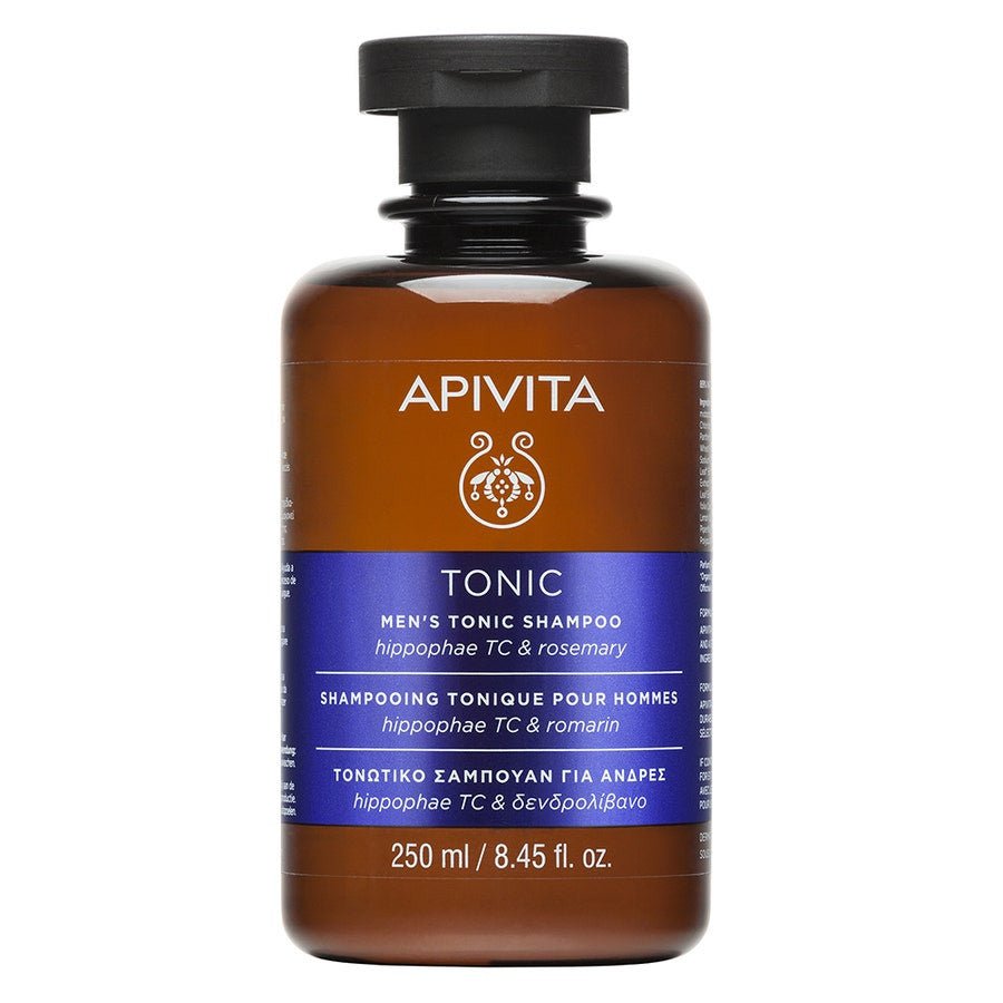 Apivita Toning Shampoo for Men 250ml (8.45fl oz) - FrenchBeautyHub