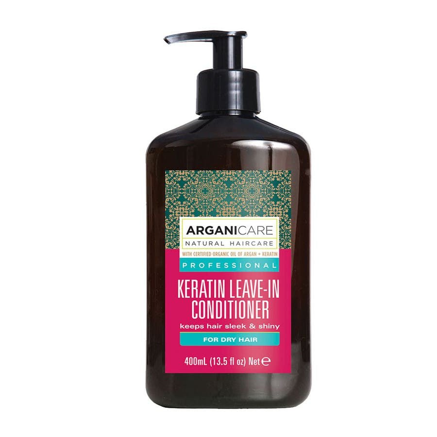 Arganicare Keratine Keratin Repairing Care No - rinse for curly hair 400ml (13.52fl oz) - FrenchBeautyHub
