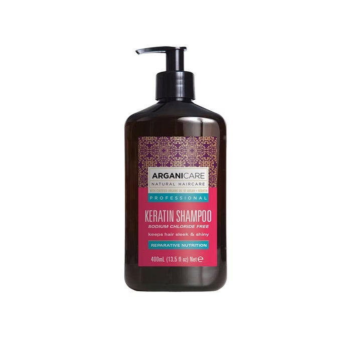 Arganicare Keratine Champú reparador y nutritivo 400ml