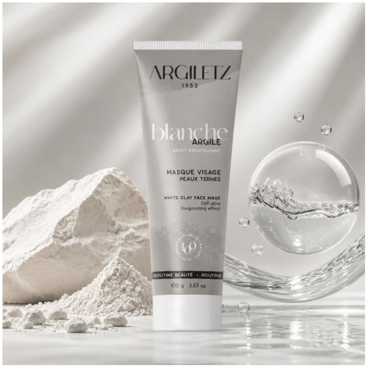 Argiletz قناع الطين الأبيض جاهز للاستخدام 100g