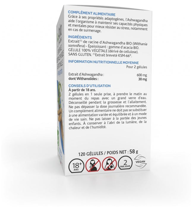 Arkopharma Arkocapsules Ashwagandha Bioes Overwork, Physical &amp; Emotional Resistance
