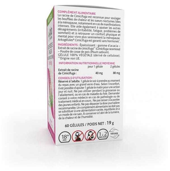 Arkopharma Arkocapsules Hot Flushes & Night Sweats 60 capsules 300g (10.58 oz)