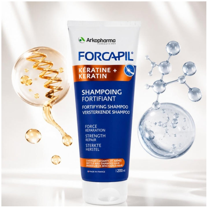 Arkopharma Forcapil Shampooing fortifiant à la kératine 200ml