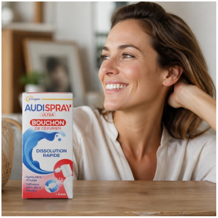 Audispray Ultra سدادات شمع الأذن 20ml