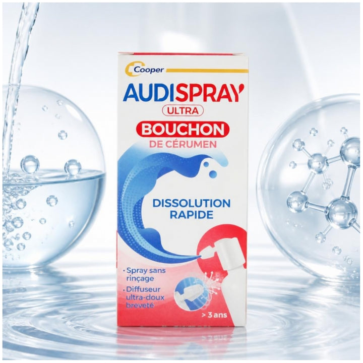 Audispray Ultra سدادات شمع الأذن 20ml