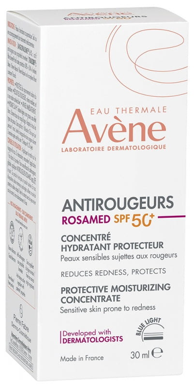 Avène Rosamed Concentrado hidratante protector antirojeces SPF50+ 30ml