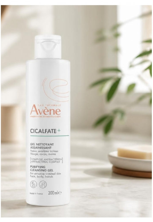 Avène Cicalfate+ Gel nettoyant purifiant pour peaux irritées 200ml