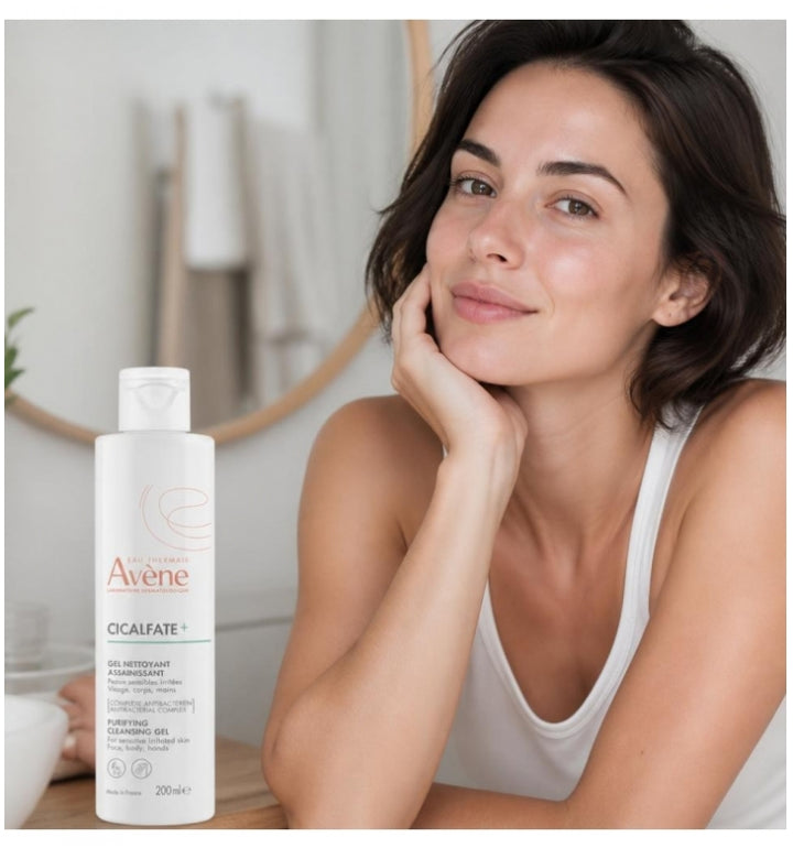 Avène Cicalfate+ Gel nettoyant purifiant pour peaux irritées 200ml