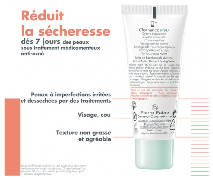Avène Cleanance Hydra Crema Calmante 40ml
