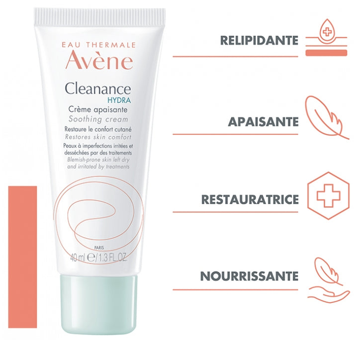 Avène Cleanance Hydra Crema Calmante 40ml