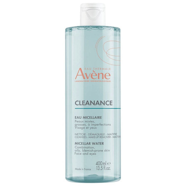 Avène Cleanance Matifying Cleansing Micellar Water 400ml (13.52fl oz) - FrenchBeautyHub