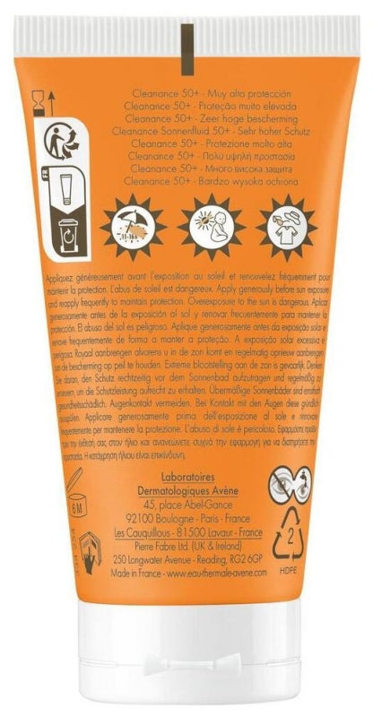 Avène Cleanance SPF50+ Sunscreen 50ml (1.69fl oz)