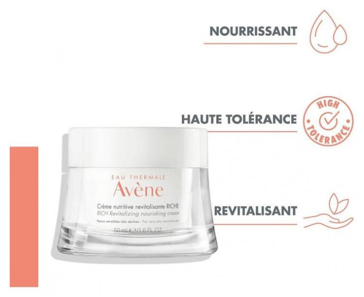 Avène Rich Revitalizing Nourishing Cream 50ml (1.69fl oz)