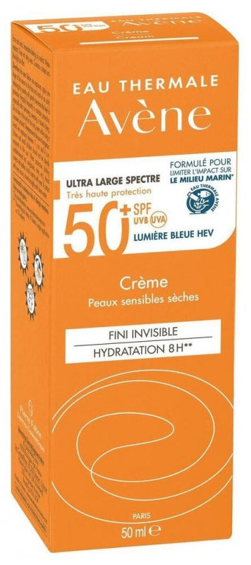 Avène Very High Protection Sun Cream SPF50+ Suitable for Dry Sensitive Skin 50ml (1.69fl oz)