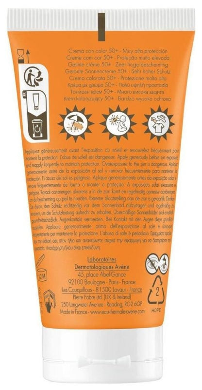 Avène Sun: Ultra-High Protection SPF50+ Tinted Cream (50ml/1.69fl oz)
