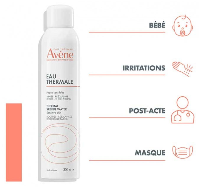 Avène Thermal Water Beruhigendes und reizlinderndes Spray für empfindliche Haut 300ml