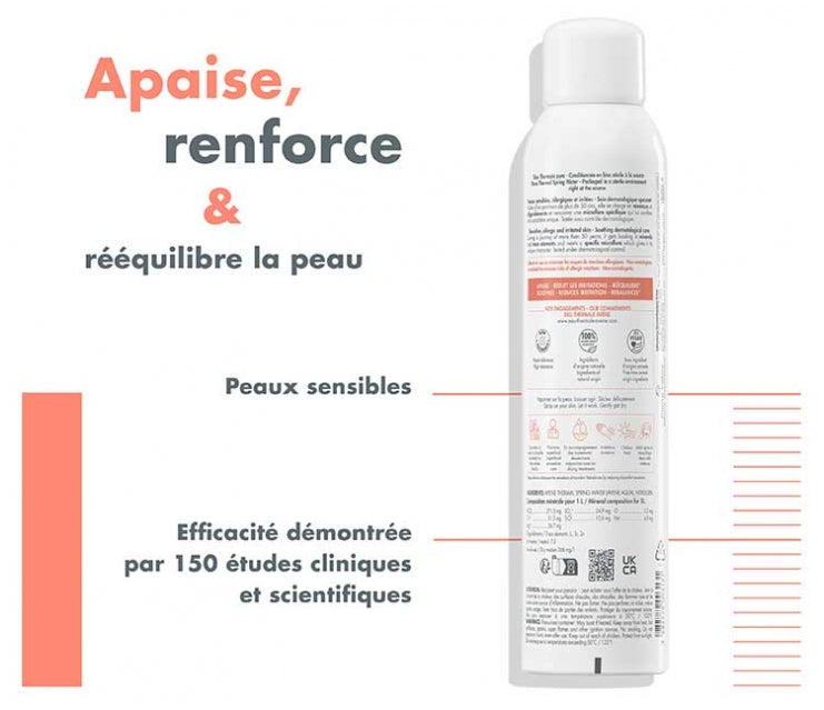 Avène Thermal Water Beruhigendes und reizlinderndes Spray für empfindliche Haut 300ml
