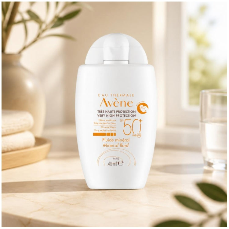Avène Mineral Fluid SPF50+ 40ml (1.35 fl oz) Sun Protection for Sensitive Skin
