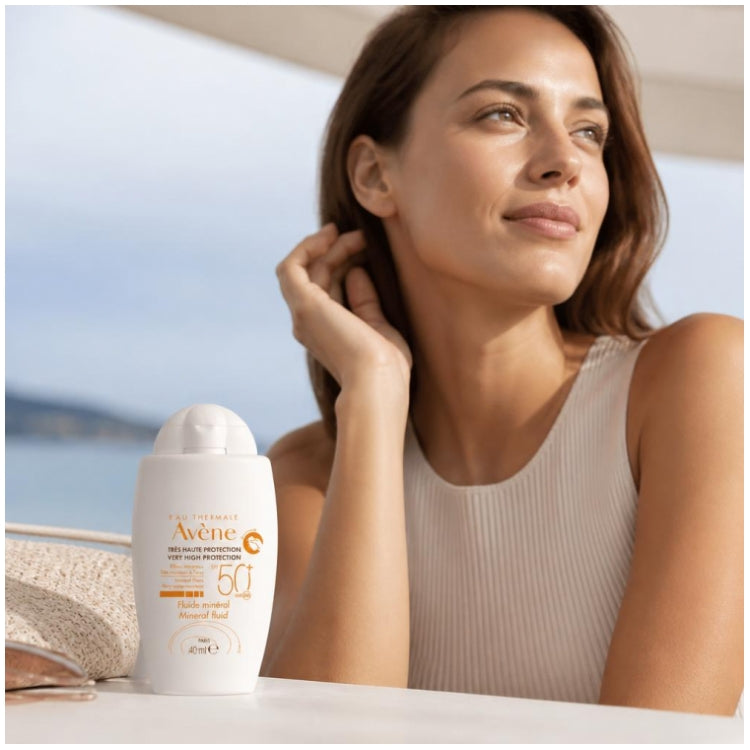 Avène Mineral Fluid SPF50+ 40ml (1.35 fl oz) Sun Protection for Sensitive Skin