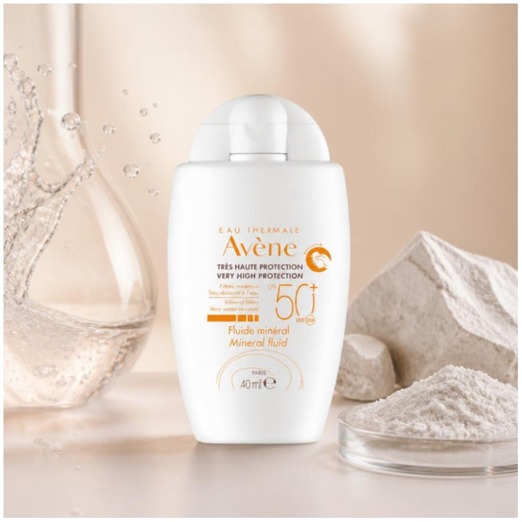 Avène Mineral Fluid SPF50+ 40ml (1.35 fl oz) Sun Protection for Sensitive Skin
