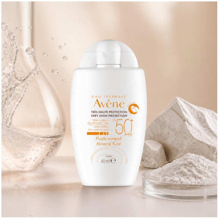Avène Mineral Fluid SPF50+ 40ml (1.35 fl oz) Sun Protection for Sensitive Skin