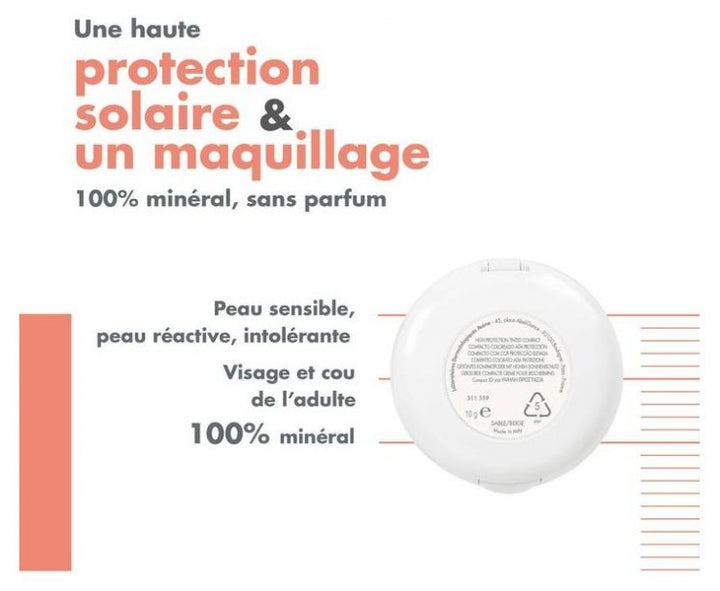 Avène High Protection Tinted Compact SPF50 Sunscreen