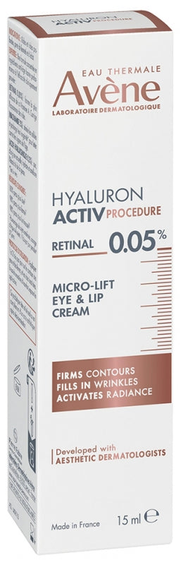 Avène Hyaluron Activ Procedure Rétinal Micro-Lift Eye &amp; Lip Cream 15ml (0.51 fl oz)