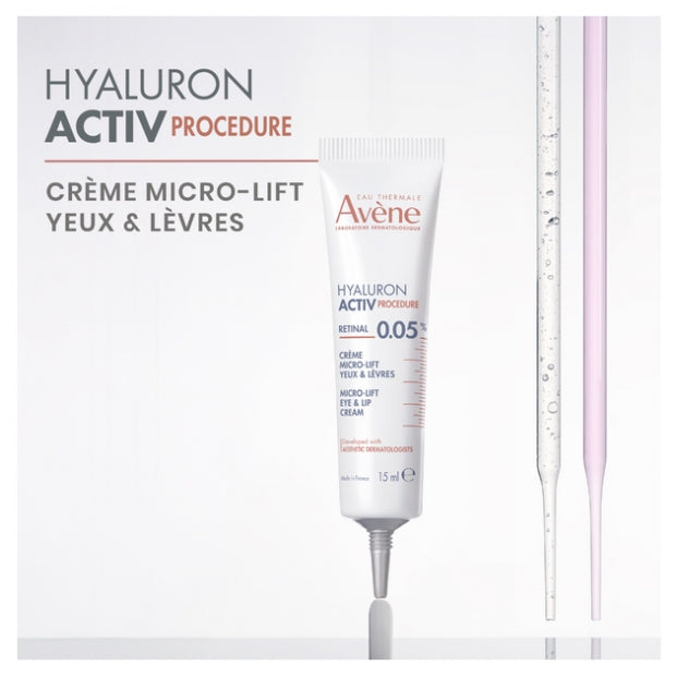 Avène Hyaluron Activ Procedure Rétinal Micro-Lift Eye &amp; Lip Cream 15ml (0.51 fl oz)