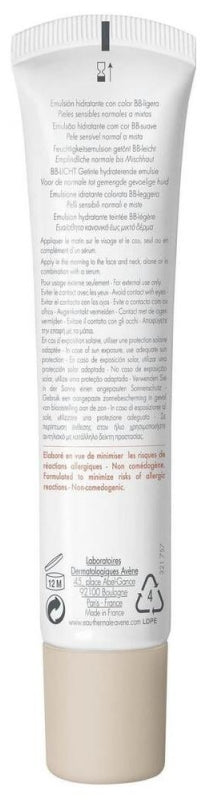 Avene Hydrance BB Radiance Tinted Hydrating Cream Light SPF30 40ml (1.35fl oz)