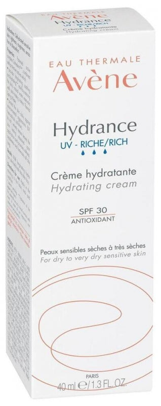 Avène Hydrance UV Rich Hydrating Cream SPF30 40ml (1.35floz)
