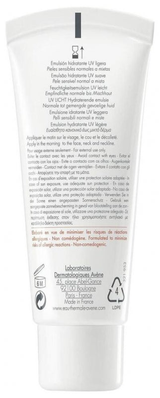Avène Hydrance UV Light Hydrating Emulsion SPF30 40ml (1.35fl oz)